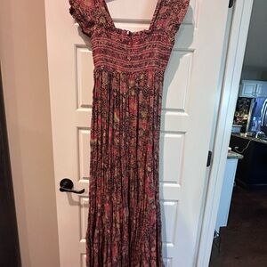 Free People Multicolor Floral Maxi Dress